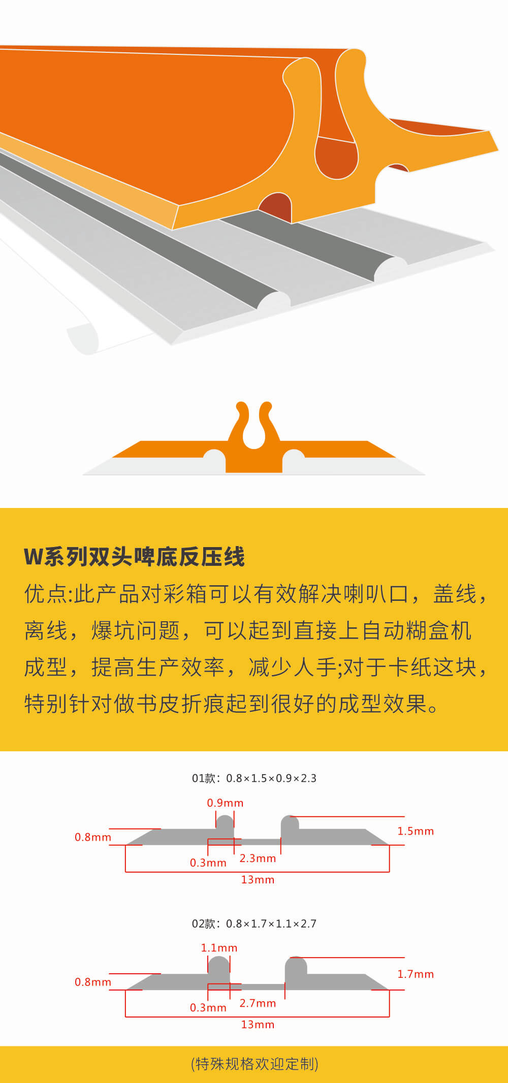 M系列双头啤面反压线