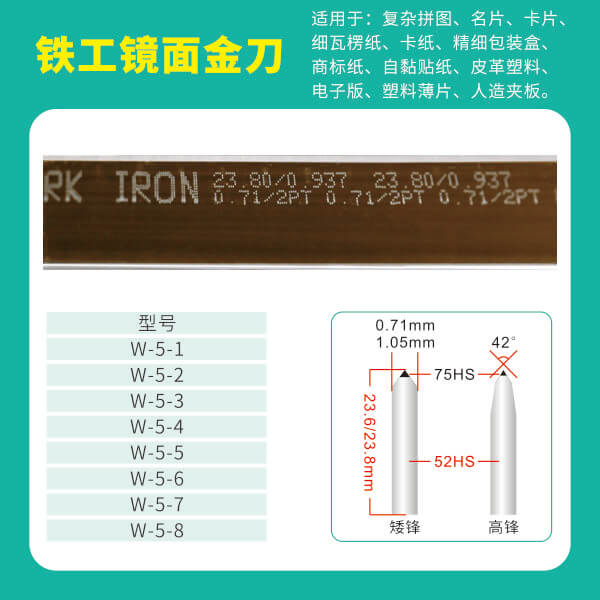 WORK铁工刀镜面金刀